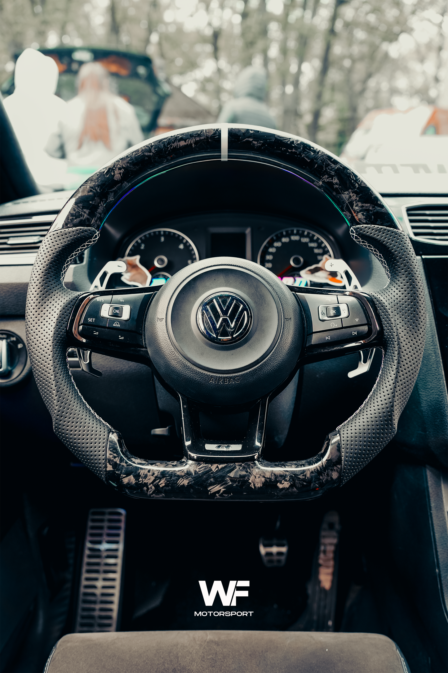 VW MK7 FORGED CARBON STEERING WHEEL