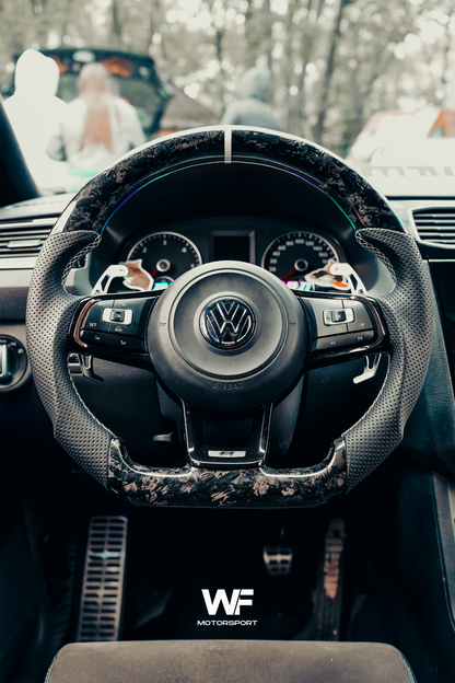 VW MK7 FORGED CARBON STEERING WHEEL