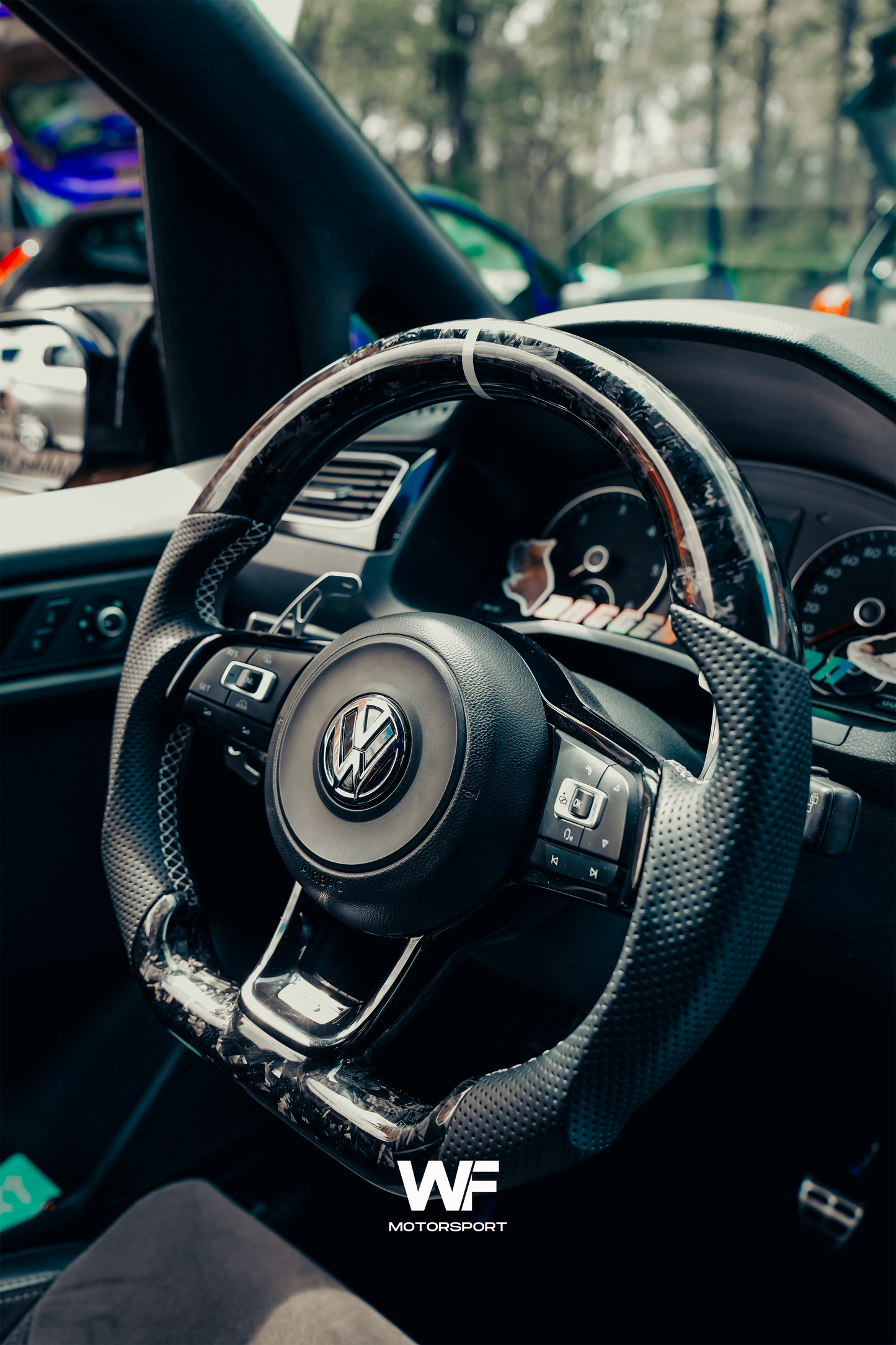 VW MK7 FORGED CARBON STEERING WHEEL